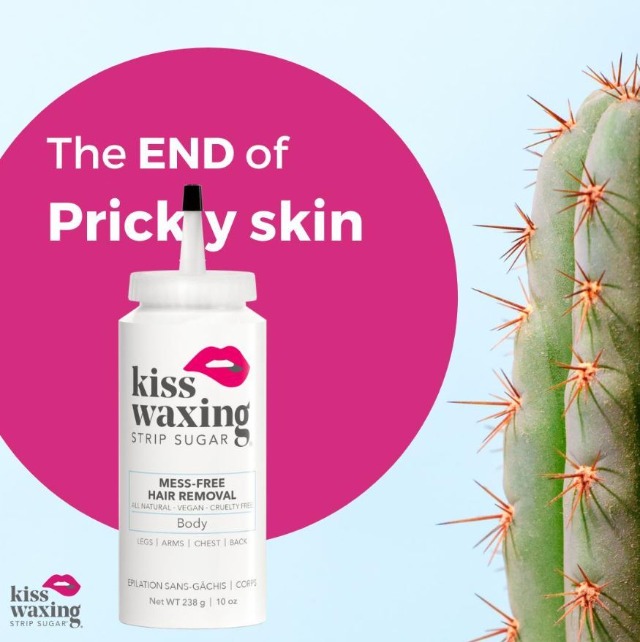 KISS WAXING® STRIP SUGAR® REGULAR HAIR 177ml / 6 oz [키스 왁싱 스트립 슈가 레귤러 헤어]